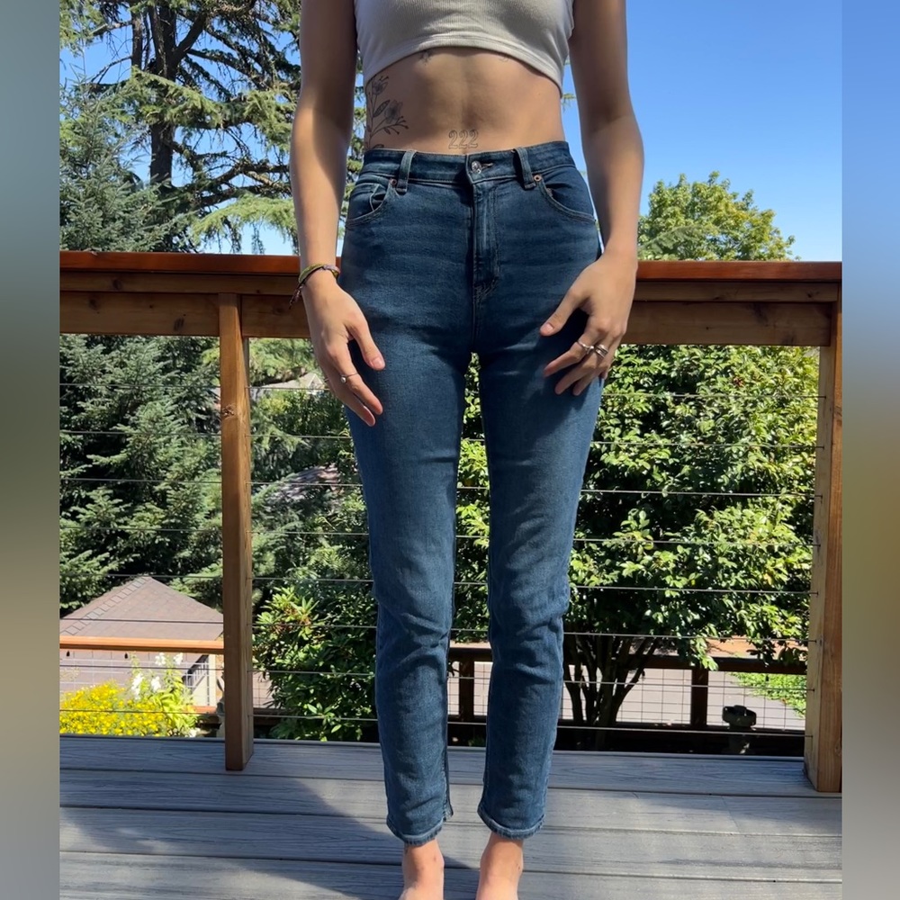 X-long AE mom jeans